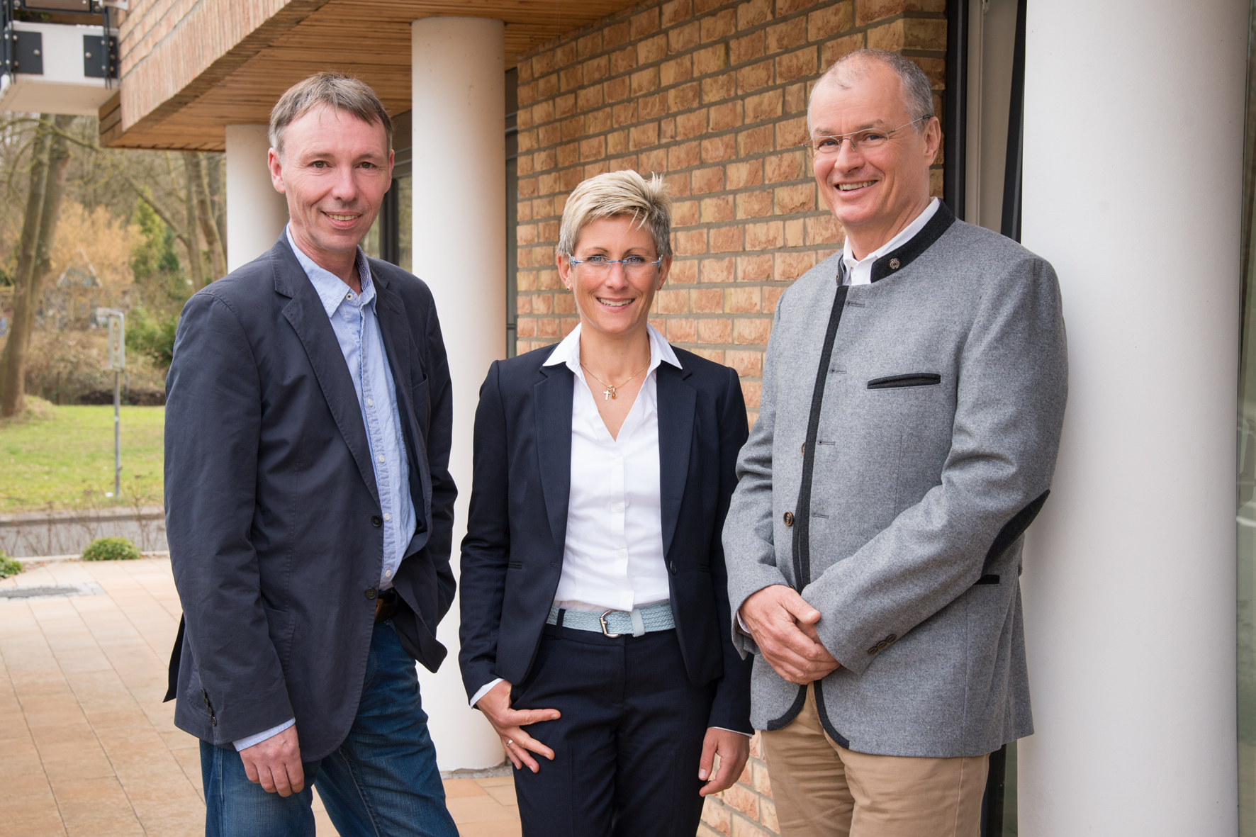Gesch&auml;ftsf&uuml;hrung von links: Thomas Becker (Prokurist), Katja Stremme (Gesch&auml;ftsf&uuml;hrerin), Martin Beyer (Aufsichtsrat)